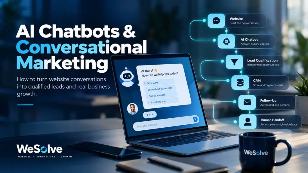 AI Chatbots and Conversational Marketing — turning website conversations into qualified leads
