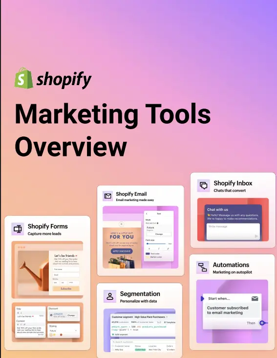 Shopify Marketing Tools Marketing Agency