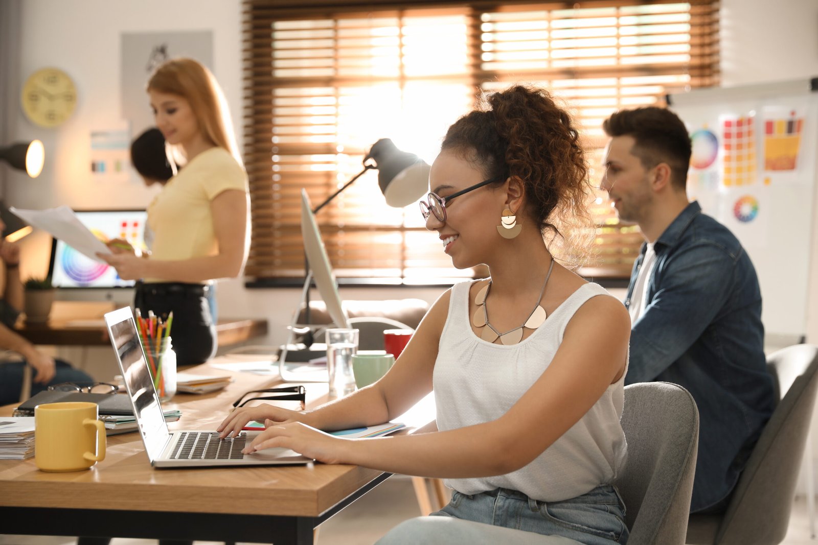 Digital marketing team working on strategy